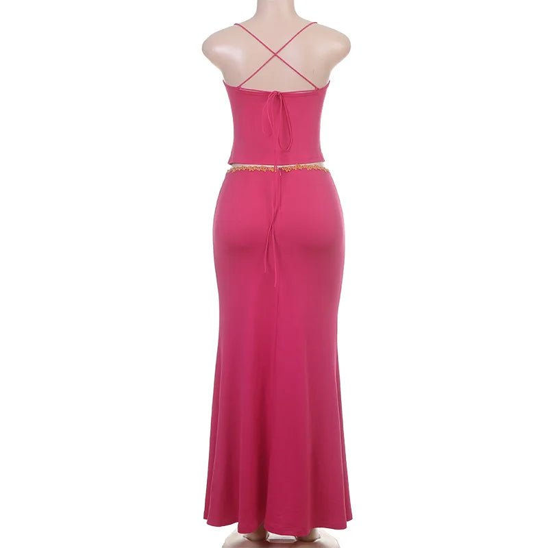 2 Piece Sets Tops And Skirt Elegant Women Sleeveless Sexy Long Maxi Dress Fashion Evening Ladies Street Party Vestidos Summer - F.Market14:200211869;5:361385F.MarketL2 Piece Sets Tops And Skirt Elegant Women Sleeveless Sexy Long Maxi Dress Fashion Evening Ladies Street Party Vestidos Summer2 Piece Sets Tops And Skirt Elegant Women Sleeveless Sexy Long Maxi Dress Fashion Evening Ladies Street Party Vestidos Summer