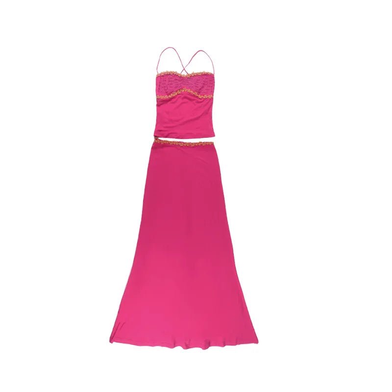 2 Piece Sets Tops And Skirt Elegant Women Sleeveless Sexy Long Maxi Dress Fashion Evening Ladies Street Party Vestidos Summer - F.Market14:200211869;5:361385F.MarketL2 Piece Sets Tops And Skirt Elegant Women Sleeveless Sexy Long Maxi Dress Fashion Evening Ladies Street Party Vestidos Summer2 Piece Sets Tops And Skirt Elegant Women Sleeveless Sexy Long Maxi Dress Fashion Evening Ladies Street Party Vestidos Summer
