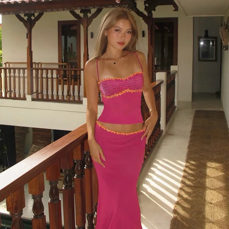 2 Piece Sets Tops And Skirt Elegant Women Sleeveless Sexy Long Maxi Dress Fashion Evening Ladies Street Party Vestidos Summer - F.Market14:200211869;5:361385F.MarketL2 Piece Sets Tops And Skirt Elegant Women Sleeveless Sexy Long Maxi Dress Fashion Evening Ladies Street Party Vestidos Summer2 Piece Sets Tops And Skirt Elegant Women Sleeveless Sexy Long Maxi Dress Fashion Evening Ladies Street Party Vestidos Summer