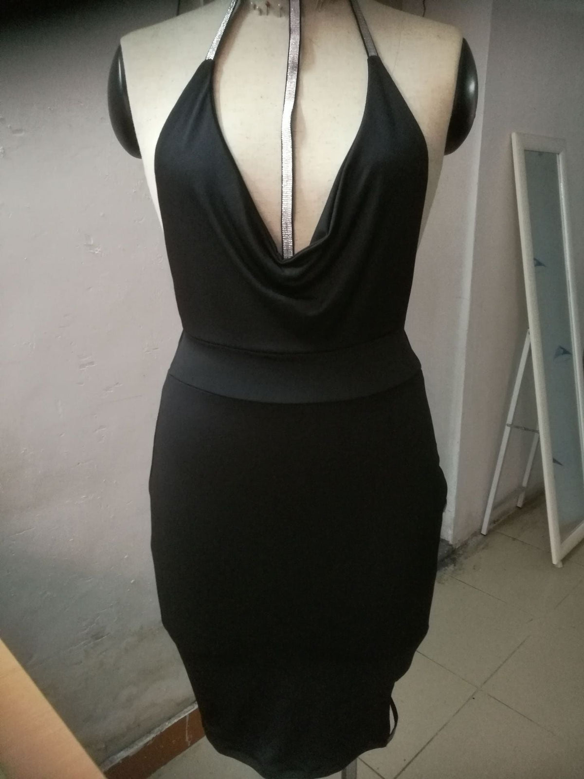 2022 European and American sexy sling jumpsuit hip skirt side slit hot rhinestone low-cut halter tight nightclub skirt in stock - F.MarketKhaki / SF.MarketS2022 European and American sexy sling jumpsuit hip skirt side slit hot rhinestone low-cut halter tight nightclub skirt in stock2022 European and American sexy sling jumpsuit hip skirt side slit hot rhinestone low-cut halter tight nightclub skirt in stock