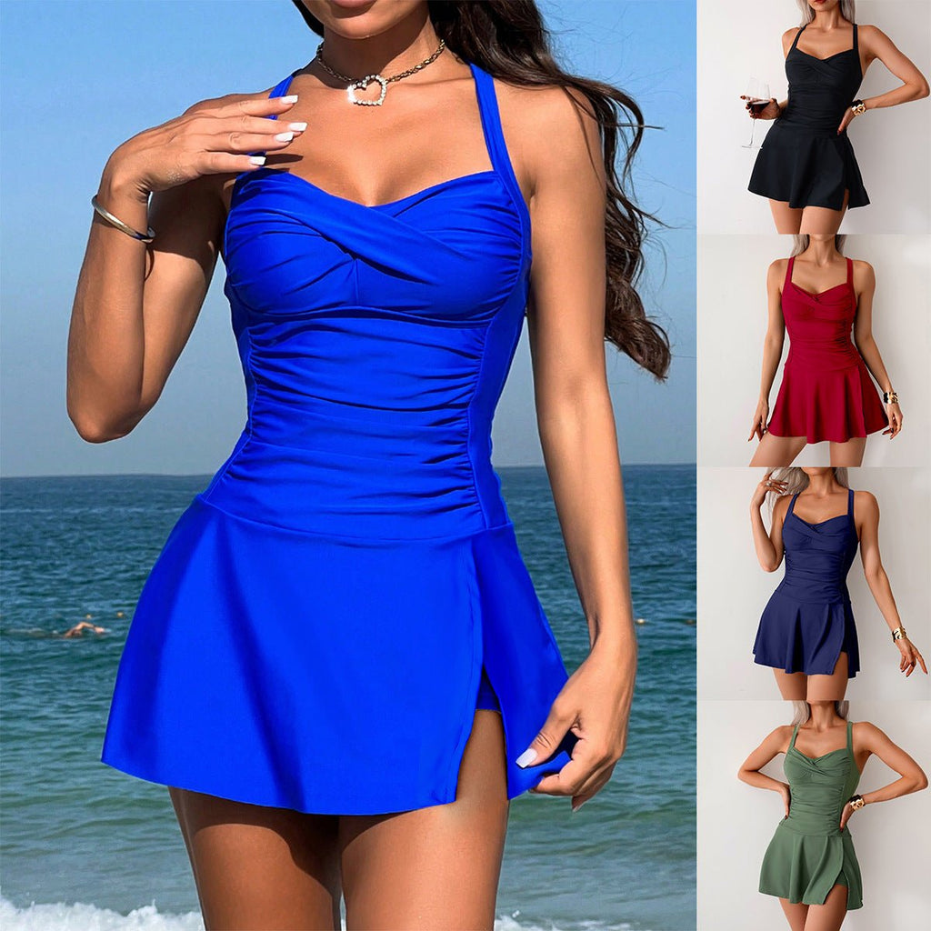 2025 Amazon New Split Swimsuit Women's Hot Spring Cross-border European and American Skirt plus size Swimsuit Boxers Wholesale - F.MarketBlack / SF.MarketS2025 Amazon New Split Swimsuit Women's Hot Spring Cross-border European and American Skirt plus size Swimsuit Boxers Wholesale2025 Amazon New Split Swimsuit Women's Hot Spring Cross-border European and American Skirt plus size Swimsuit Boxers Wholesale