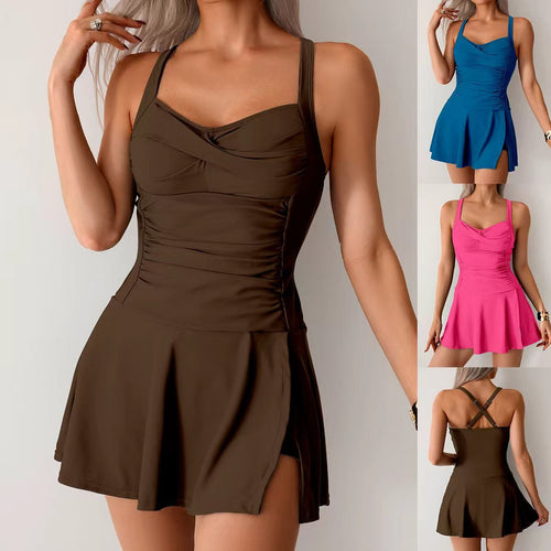 2025 Amazon New Split Swimsuit Women's Hot Spring Cross-border European and American Skirt plus size Swimsuit Boxers Wholesale - F.MarketBlack / SF.MarketS2025 Amazon New Split Swimsuit Women's Hot Spring Cross-border European and American Skirt plus size Swimsuit Boxers Wholesale2025 Amazon New Split Swimsuit Women's Hot Spring Cross-border European and American Skirt plus size Swimsuit Boxers Wholesale