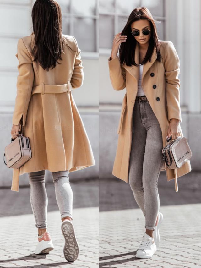 2026 Autumn/Winter European and American New Cross-Border Women's Clothing Amazon Woolen Coat Solid Color Tie-Up Mid-Length Woolen Jacket - F.MarketBlack / SF.MarketS2026 Autumn/Winter European and American New Cross-Border Women's Clothing Amazon Woolen Coat Solid Color Tie-Up Mid-Length Woolen Jacket2026 Autumn/Winter European and American New Cross-Border Women's Clothing Amazon Woolen Coat Solid Color Tie-Up Mid-Length Woolen Jacket
