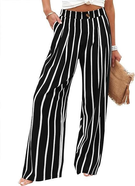 2026 Cross-Border Amazon European and American Summer Comfortable High-Waisted Long Pants with Buttons and Elastic Waist Wide-Leg Pants for Women Casual Straight-Leg Pants - F.MarketWhite / SF.MarketS2026 Cross-Border Amazon European and American Summer Comfortable High-Waisted Long Pants with Buttons and Elastic Waist Wide-Leg Pants for Women Casual Straight-Leg Pants2026 Cross-Border Amazon European and American Summer Comfortable High-Waisted Long Pants with Buttons and Elastic Waist Wide-Leg