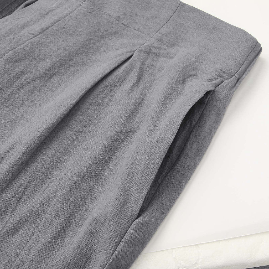 2026 Cross-Border Amazon European and American Summer Comfortable High-Waisted Long Pants with Buttons and Elastic Waist Wide-Leg Pants for Women Casual Straight-Leg Pants - F.MarketWhite / SF.MarketS2026 Cross-Border Amazon European and American Summer Comfortable High-Waisted Long Pants with Buttons and Elastic Waist Wide-Leg Pants for Women Casual Straight-Leg Pants2026 Cross-Border Amazon European and American Summer Comfortable High-Waisted Long Pants with Buttons and Elastic Waist Wide-Leg