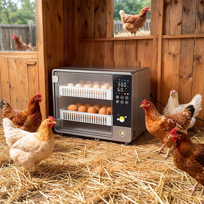 24 Egg Incubator Automatic Turner, Digital Hatchery Machine for Chicken Duck Quail, Touch Control Poultry Equipment - F.Market66F93E12E1EB4AA983EF5157FF490C4Eeprolo24 Egg Incubator Automatic Turner, Digital Hatchery Machine for Chicken Duck Quail, Touch Control Poultry Equipment24 Egg Incubator Automatic Turner, Digital Hatchery Machine for Chicken Duck Quail, Touch Control Poultry Equipment