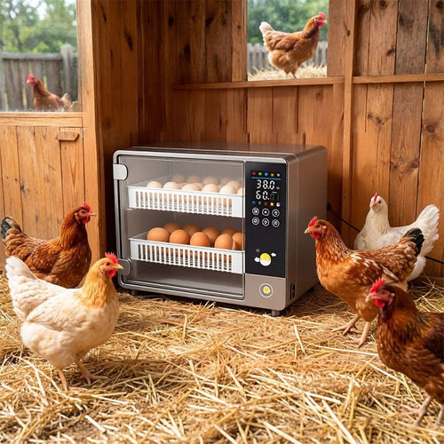 24 Egg Incubator Automatic Turner, Digital Hatchery Machine for Chicken Duck Quail, Touch Control Poultry Equipment - F.Market66F93E12E1EB4AA983EF5157FF490C4Eeprolo24 Egg Incubator Automatic Turner, Digital Hatchery Machine for Chicken Duck Quail, Touch Control Poultry Equipment24 Egg Incubator Automatic Turner, Digital Hatchery Machine for Chicken Duck Quail, Touch Control Poultry Equipment