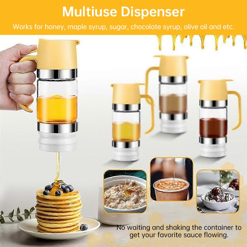 300ml Durable Glass Honey Dispenser with Handle, Transparent, Drip-Proof Press Pump for Bread, Honey Pot - F.MarketE6B5257C148043498F5695A01FD5FFFFeprolo300ml Durable Glass Honey Dispenser with Handle, Transparent, Drip-Proof Press Pump for Bread, Honey Pot300ml Durable Glass Honey Dispenser with Handle, Transparent, Drip-Proof Press Pump for Bread, Honey Pot