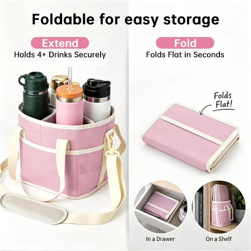 4-Compartment Leakproof Drink Carrier Bag – Adjustable Strap Beverage Holder for Car & Travel - F.MarketE4FBE4B77B2841D583A457E2408E65BDeprolo4-Compartment Leakproof Drink Carrier Bag – Adjustable Strap Beverage Holder for Car & Travel4-Compartment Leakproof Drink Carrier Bag – Adjustable Strap Beverage Holder for Car & Travel