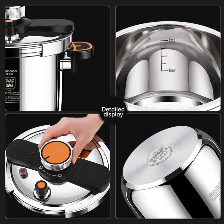 4L/6L Stainless Steel Pressure Cooker, Multi-functional Explosion-proof Pressure Pot for Gas Stove, Electric P - F.Market85A25FB67D79431FA52BA39DB88FD1D8eprolo4L4L/6L Stainless Steel Pressure Cooker, Multi-functional Explosion-proof Pressure Pot for Gas Stove, Electric P4L/6L Stainless Steel Pressure Cooker, Multi-functional Explosion-proof Pressure Pot for Gas Stove, Electric P