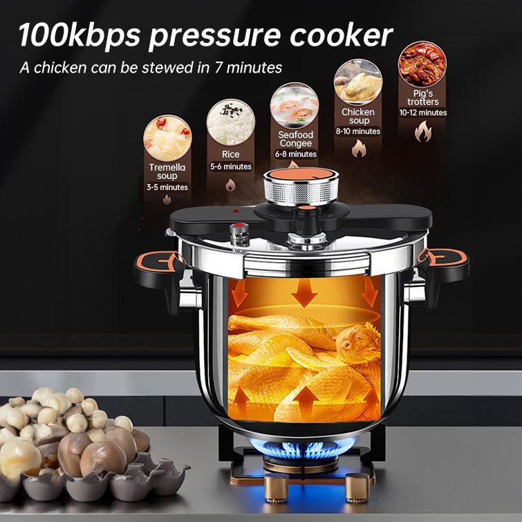 4L/6L Stainless Steel Pressure Cooker, Multi-functional Explosion-proof Pressure Pot for Gas Stove, Electric P - F.Market85A25FB67D79431FA52BA39DB88FD1D8eprolo4L4L/6L Stainless Steel Pressure Cooker, Multi-functional Explosion-proof Pressure Pot for Gas Stove, Electric P4L/6L Stainless Steel Pressure Cooker, Multi-functional Explosion-proof Pressure Pot for Gas Stove, Electric P