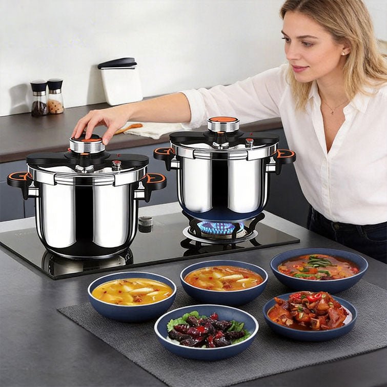 4L/6L Stainless Steel Pressure Cooker, Multi-functional Explosion-proof Pressure Pot for Gas Stove, Electric P - F.Market85A25FB67D79431FA52BA39DB88FD1D8eprolo4L4L/6L Stainless Steel Pressure Cooker, Multi-functional Explosion-proof Pressure Pot for Gas Stove, Electric P4L/6L Stainless Steel Pressure Cooker, Multi-functional Explosion-proof Pressure Pot for Gas Stove, Electric P