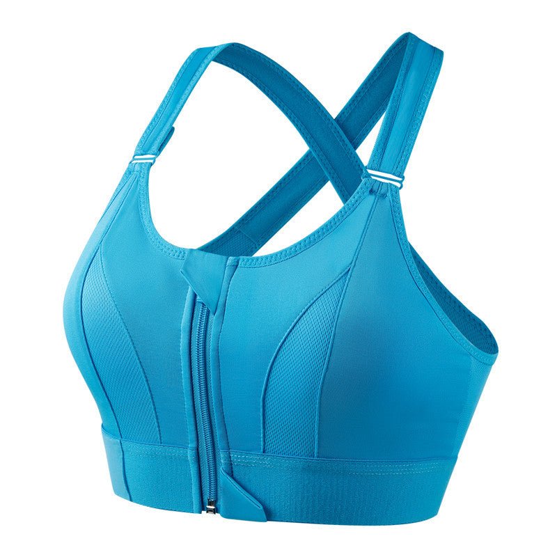 Adjustable Front Zipper Sports Bra, Shockproof, Wire-Free, Back Cross Design, Yoga Bra for Women - F.MarketB76612AD654149C6845EB226EC8F2621eproloSAdjustable Front Zipper Sports Bra, Shockproof, Wire-Free, Back Cross Design, Yoga Bra for WomenAdjustable Front Zipper Sports Bra, Shockproof, Wire-Free, Back Cross Design, Yoga Bra for Women