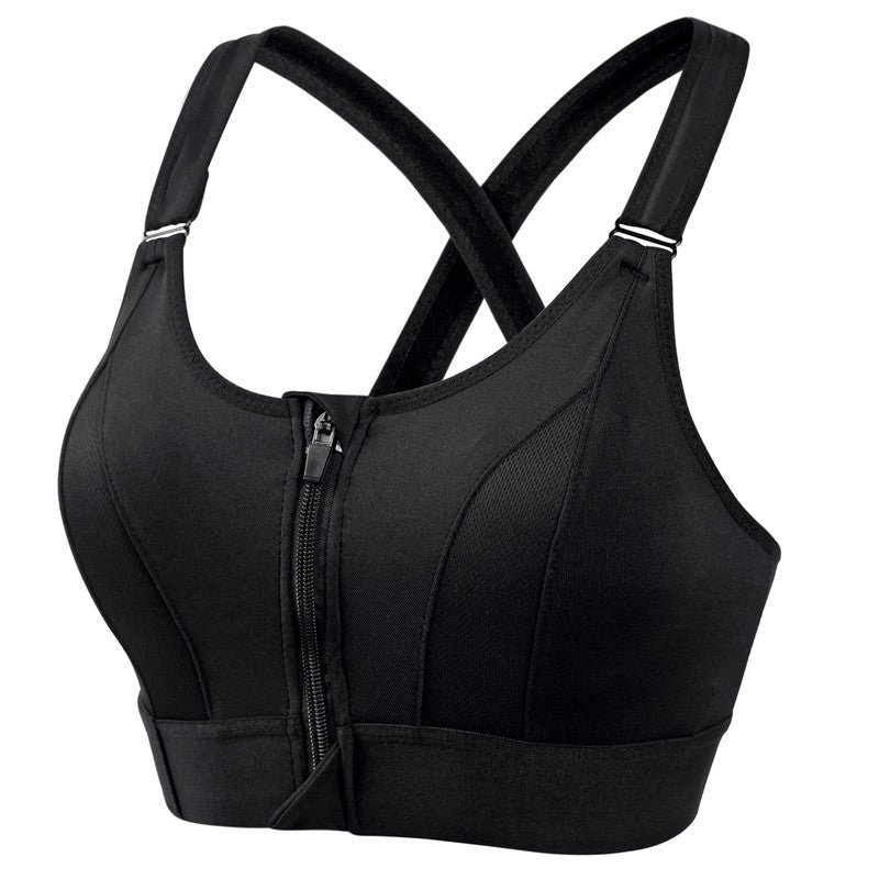 Adjustable Front Zipper Sports Bra, Shockproof, Wire-Free, Back Cross Design, Yoga Bra for Women - F.MarketB8E358BC1AE3475F82249EC8670B0181eproloSAdjustable Front Zipper Sports Bra, Shockproof, Wire-Free, Back Cross Design, Yoga Bra for WomenAdjustable Front Zipper Sports Bra, Shockproof, Wire-Free, Back Cross Design, Yoga Bra for Women