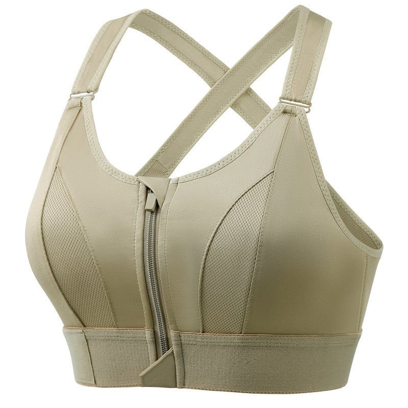 Adjustable Front Zipper Sports Bra, Shockproof, Wire-Free, Back Cross Design, Yoga Bra for Women - F.MarketEFE8E0580E9A4E1E8A66296B0AD1968AeproloSAdjustable Front Zipper Sports Bra, Shockproof, Wire-Free, Back Cross Design, Yoga Bra for WomenAdjustable Front Zipper Sports Bra, Shockproof, Wire-Free, Back Cross Design, Yoga Bra for Women