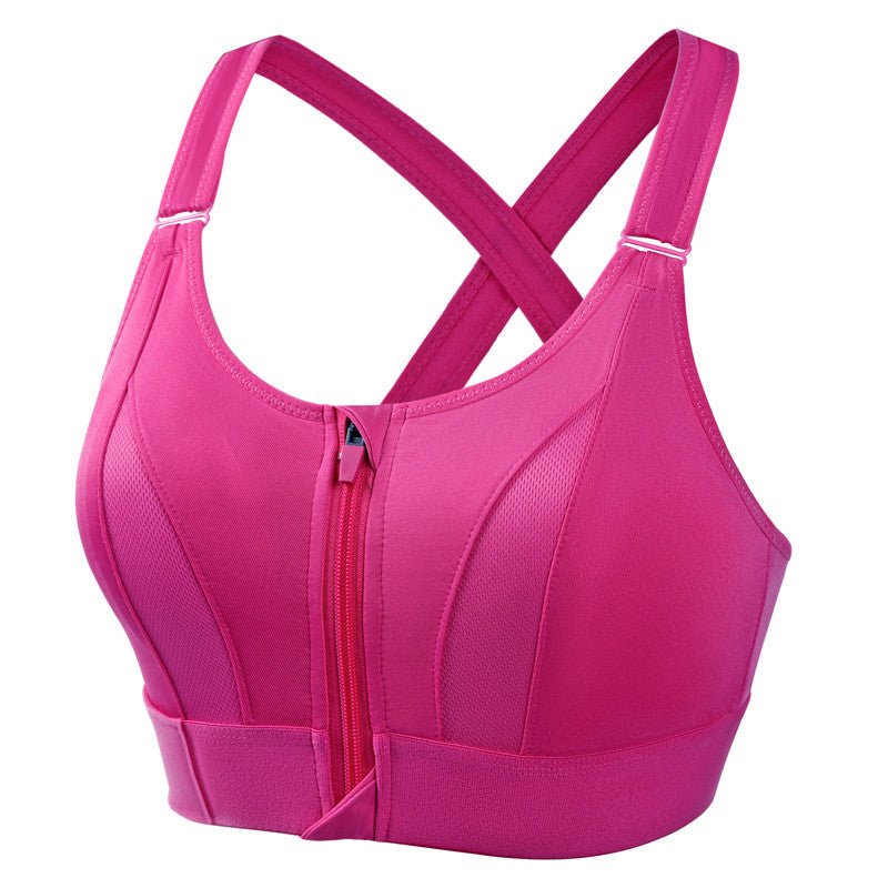 Adjustable Front Zipper Sports Bra, Shockproof, Wire-Free, Back Cross Design, Yoga Bra for Women - F.Market53ED4B725F904292B562DAED385AC0A0eproloSAdjustable Front Zipper Sports Bra, Shockproof, Wire-Free, Back Cross Design, Yoga Bra for WomenAdjustable Front Zipper Sports Bra, Shockproof, Wire-Free, Back Cross Design, Yoga Bra for Women