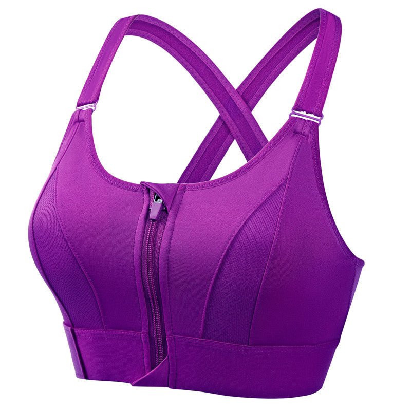 Adjustable Front Zipper Sports Bra, Shockproof, Wire-Free, Back Cross Design, Yoga Bra for Women - F.Market299873C2F992422E864E57793770B997eproloSAdjustable Front Zipper Sports Bra, Shockproof, Wire-Free, Back Cross Design, Yoga Bra for WomenAdjustable Front Zipper Sports Bra, Shockproof, Wire-Free, Back Cross Design, Yoga Bra for Women
