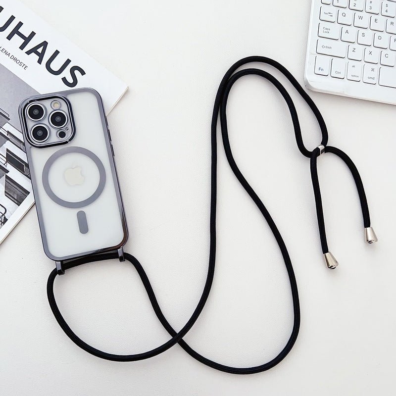 Applicable iPhone 16 Electroplated Lanyard Phone Case 15 Pro Transparent Magnetic Apple 17 Crossbody Shockproof Protective Cover - F.MarketADC47CEC3E894E8FA19EDC91E3424B26eproloiPhone 16 Pro MaxApplicable iPhone 16 Electroplated Lanyard Phone Case 15 Pro Transparent Magnetic Apple 17 Crossbody Shockproof Protective CoverApplicable iPhone 16 Electroplated Lanyard Phone Case 15 Pro Transparent Magnetic Apple 17 Crossbody Shockproof Protective Cover