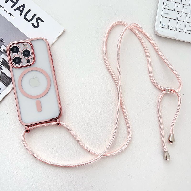 Applicable iPhone 16 Electroplated Lanyard Phone Case 15 Pro Transparent Magnetic Apple 17 Crossbody Shockproof Protective Cover - F.Market443FEC6C617D4F7F9F1E8F87173638ECeproloiPhone 16 Pro MaxApplicable iPhone 16 Electroplated Lanyard Phone Case 15 Pro Transparent Magnetic Apple 17 Crossbody Shockproof Protective CoverApplicable iPhone 16 Electroplated Lanyard Phone Case 15 Pro Transparent Magnetic Apple 17 Crossbody Shockproof Protective Cover