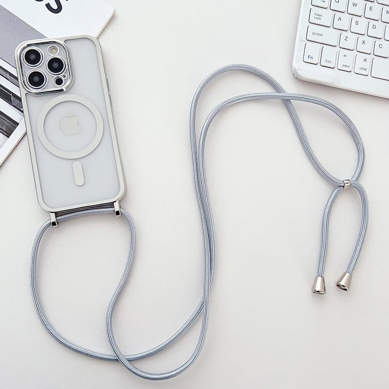 Applicable iPhone 16 Electroplated Lanyard Phone Case 15 Pro Transparent Magnetic Apple 17 Crossbody Shockproof Protective Cover - F.Market56220B3B2A5F415393F6B81CBE42062AeproloiPhone 16 Pro MaxApplicable iPhone 16 Electroplated Lanyard Phone Case 15 Pro Transparent Magnetic Apple 17 Crossbody Shockproof Protective CoverApplicable iPhone 16 Electroplated Lanyard Phone Case 15 Pro Transparent Magnetic Apple 17 Crossbody Shockproof Protective Cover