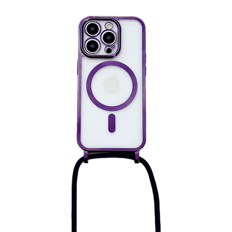 Applicable iPhone 16 Electroplated Lanyard Phone Case 15 Pro Transparent Magnetic Apple 17 Crossbody Shockproof Protective Cover - F.Market56220B3B2A5F415393F6B81CBE42062AeproloiPhone 16 Pro MaxApplicable iPhone 16 Electroplated Lanyard Phone Case 15 Pro Transparent Magnetic Apple 17 Crossbody Shockproof Protective CoverApplicable iPhone 16 Electroplated Lanyard Phone Case 15 Pro Transparent Magnetic Apple 17 Crossbody Shockproof Protective Cover