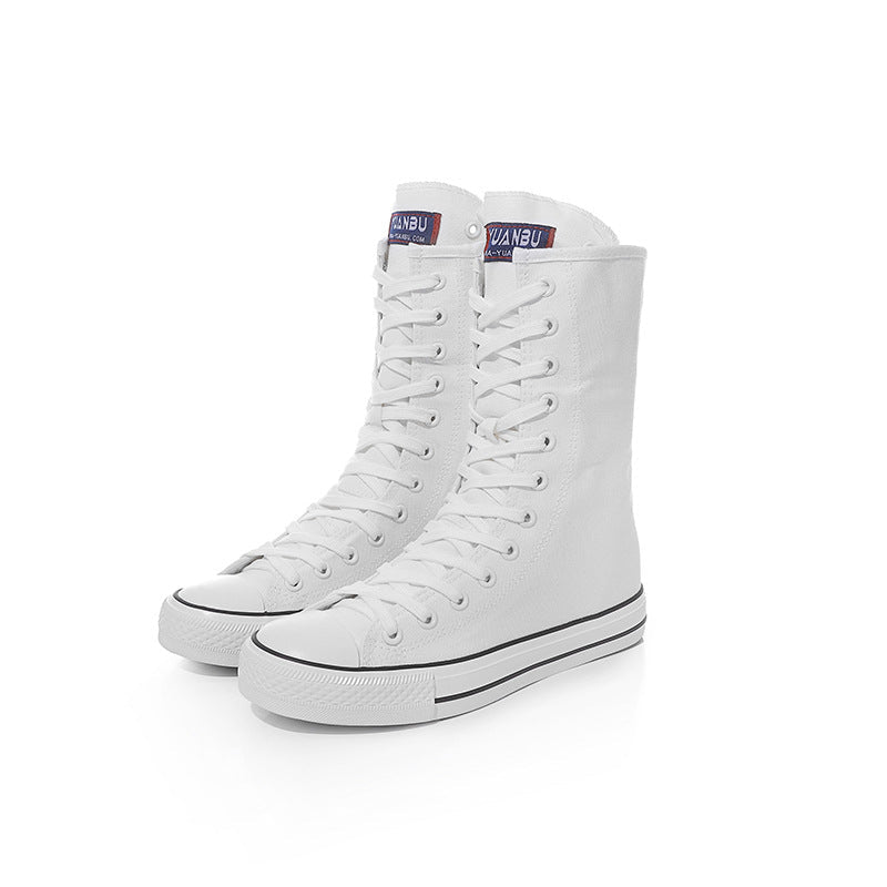 Canvas Shoes with Front Lace-Up and Side Zipper, Women's Sneakers - F.Market635F68EFAA6543FB9B4CB21E0A0FB476eprolo34Canvas Shoes with Front Lace-Up and Side Zipper, Women's SneakersCanvas Shoes with Front Lace-Up and Side Zipper, Women's Sneakers