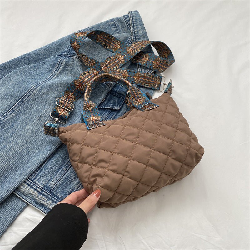 Casual Handbag Simple Shoulder Bag Stylish Crossbody Bag Quilted Korean Style Tote Bag - F.MarketDE4536BA94EE41FE920E6A35FFA4F922eproloCasual Handbag Simple Shoulder Bag Stylish Crossbody Bag Quilted Korean Style Tote BagCasual Handbag Simple Shoulder Bag Stylish Crossbody Bag Quilted Korean Style Tote Bag