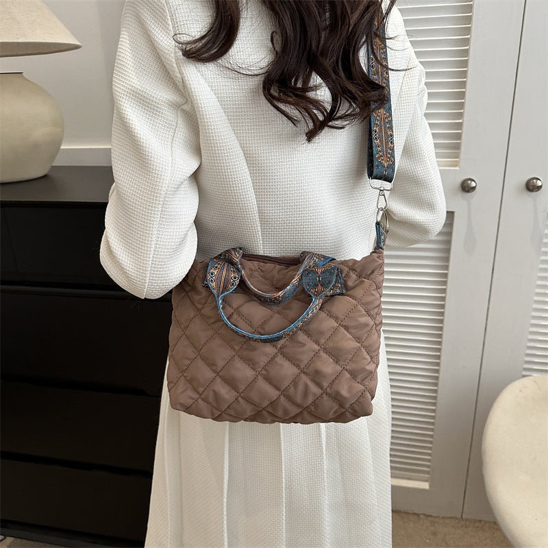 Casual Handbag Simple Shoulder Bag Stylish Crossbody Bag Quilted Korean Style Tote Bag - F.Market75A0A3A936654ACBBAA54F3991B81530eproloCasual Handbag Simple Shoulder Bag Stylish Crossbody Bag Quilted Korean Style Tote BagCasual Handbag Simple Shoulder Bag Stylish Crossbody Bag Quilted Korean Style Tote Bag