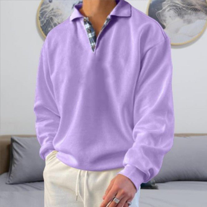 Casual Long Sleeve V-Neck Men's Hoodie with Lapel, Loose Fit Sweatshirt for Men - F.Market08EDDDD4547547D695CE947BE853DAEEeproloMCasual Long Sleeve V-Neck Men's Hoodie with Lapel, Loose Fit Sweatshirt for MenCasual Long Sleeve V-Neck Men's Hoodie with Lapel, Loose Fit Sweatshirt for Men