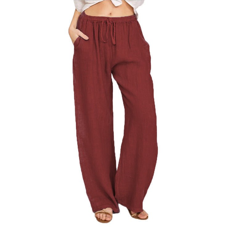 Casual Loose Wide-Leg Straight Pants for Women - F.MarketBC9CBC9F4E4045B193F52F5889860304eproloSCasual Loose Wide-Leg Straight Pants for WomenCasual Loose Wide-Leg Straight Pants for Women
