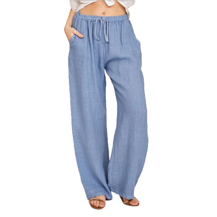Casual Loose Wide-Leg Straight Pants for Women - F.MarketE04EEA2D4052411495DB3169D47A588EeproloSCasual Loose Wide-Leg Straight Pants for WomenCasual Loose Wide-Leg Straight Pants for Women