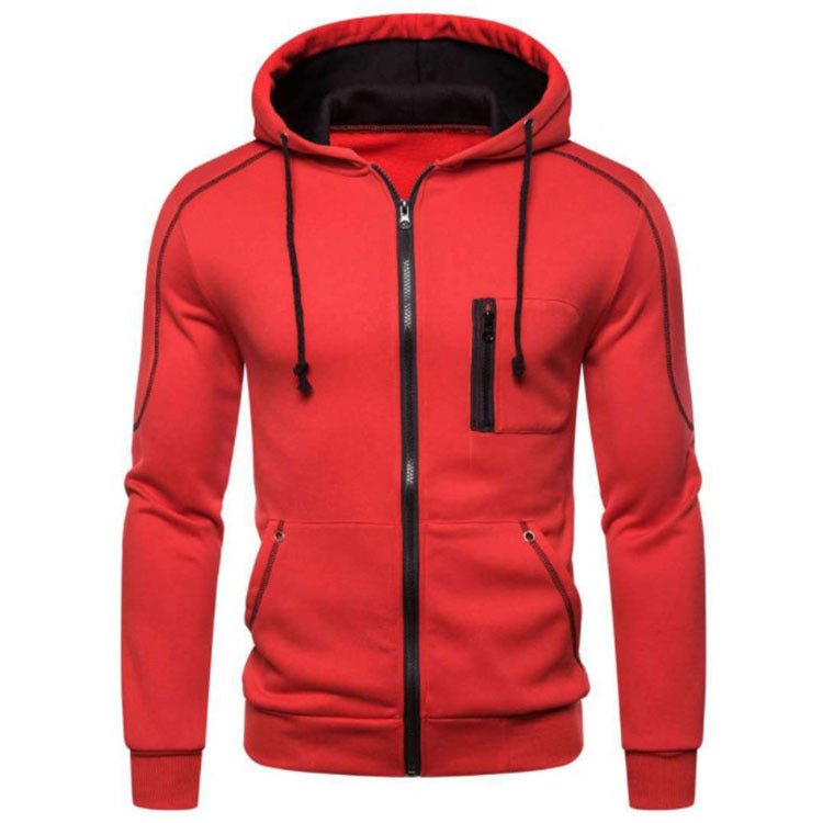 Casual Men's Gray Hooded Zip-Front Fleece Lined Sweatshirt - F.Market4DFEFD50E87A4620A9B0CB13A62DFC35eproloSCasual Men's Gray Hooded Zip-Front Fleece Lined SweatshirtCasual Men's Gray Hooded Zip-Front Fleece Lined Sweatshirt