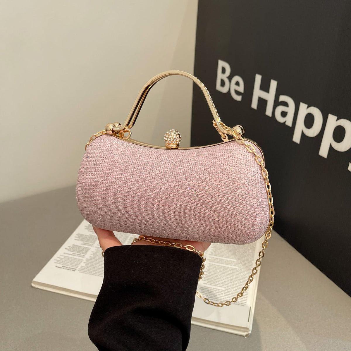 Chain sparkling diamond single shoulder crossbody bag - F.Market031D8B02555B4A00B129801ECAD33429eproloChain sparkling diamond single shoulder crossbody bagChain sparkling diamond single shoulder crossbody bag