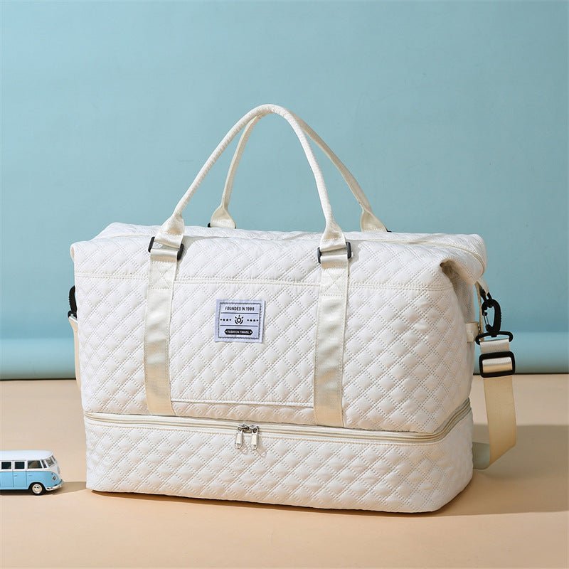 Checkered Dry-Wet Separation Sports Tote Bag Yoga Fitness Bag Large Capacity Shoe Compartment Travel Bag - F.Market7D03C4F1A81B4843A52FE6ED499B19CDeproloTwo-piece setCheckered Dry-Wet Separation Sports Tote Bag Yoga Fitness Bag Large Capacity Shoe Compartment Travel BagCheckered Dry-Wet Separation Sports Tote Bag Yoga Fitness Bag Large Capacity Shoe Compartment Travel Bag