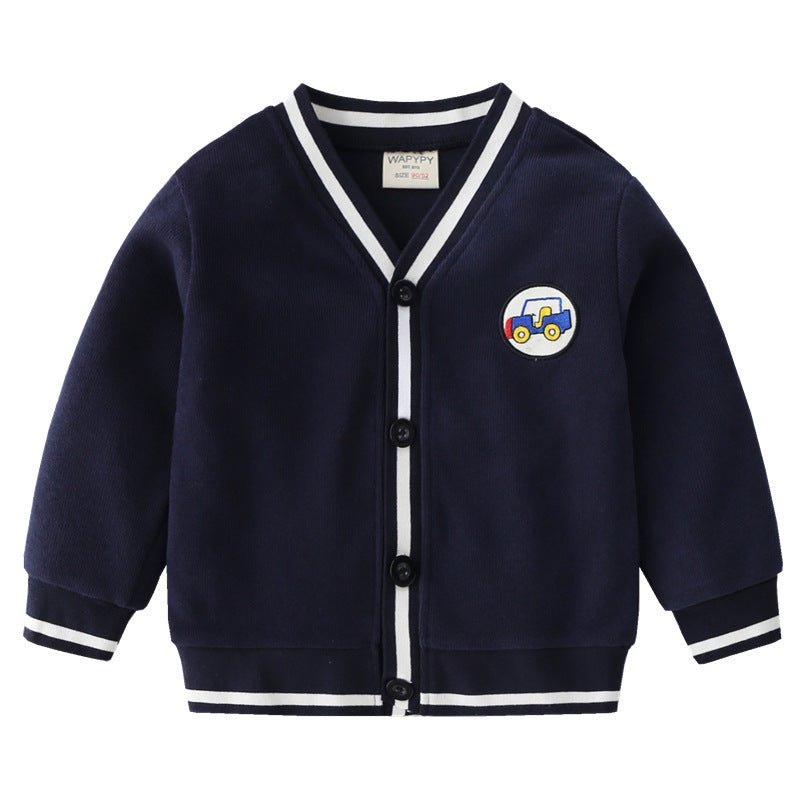 Children's V-neck cardigan jacket - F.MarketA0C382E493F64CB487AA567476D1FC82eprolo100cmChildren's V-neck cardigan jacketChildren's V-neck cardigan jacket