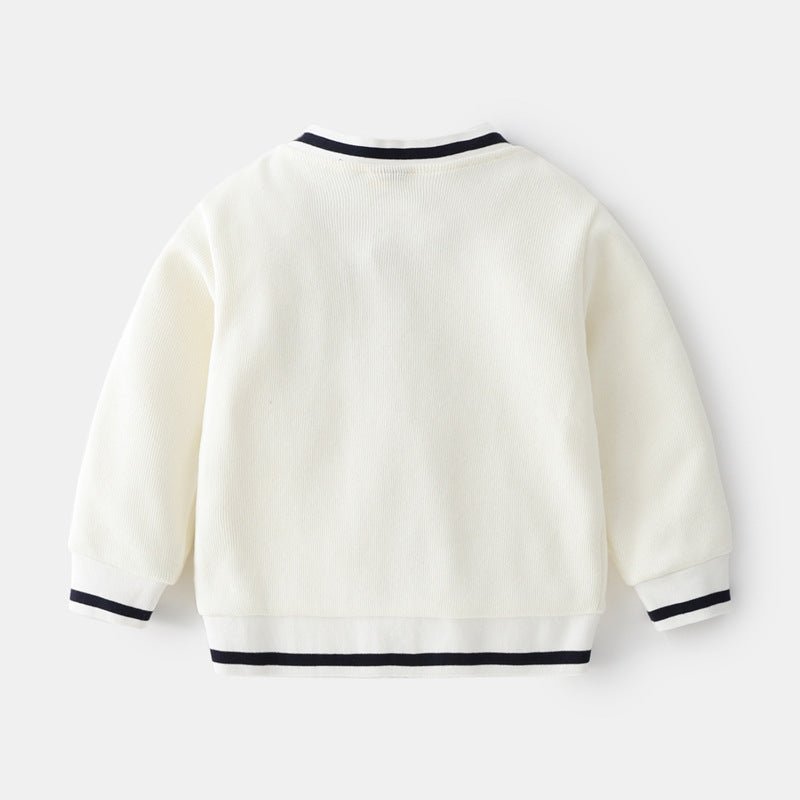 Children's V-neck cardigan jacket - F.MarketA0C382E493F64CB487AA567476D1FC82eprolo100cmChildren's V-neck cardigan jacketChildren's V-neck cardigan jacket