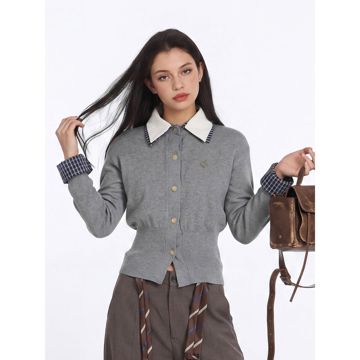 College fake two knitted cardigans women's sweaters - F.MarketC3A722B78DDB4BA697C620D9FBD982C9eproloSCollege fake two knitted cardigans women's sweatersCollege fake two knitted cardigans women's sweaters