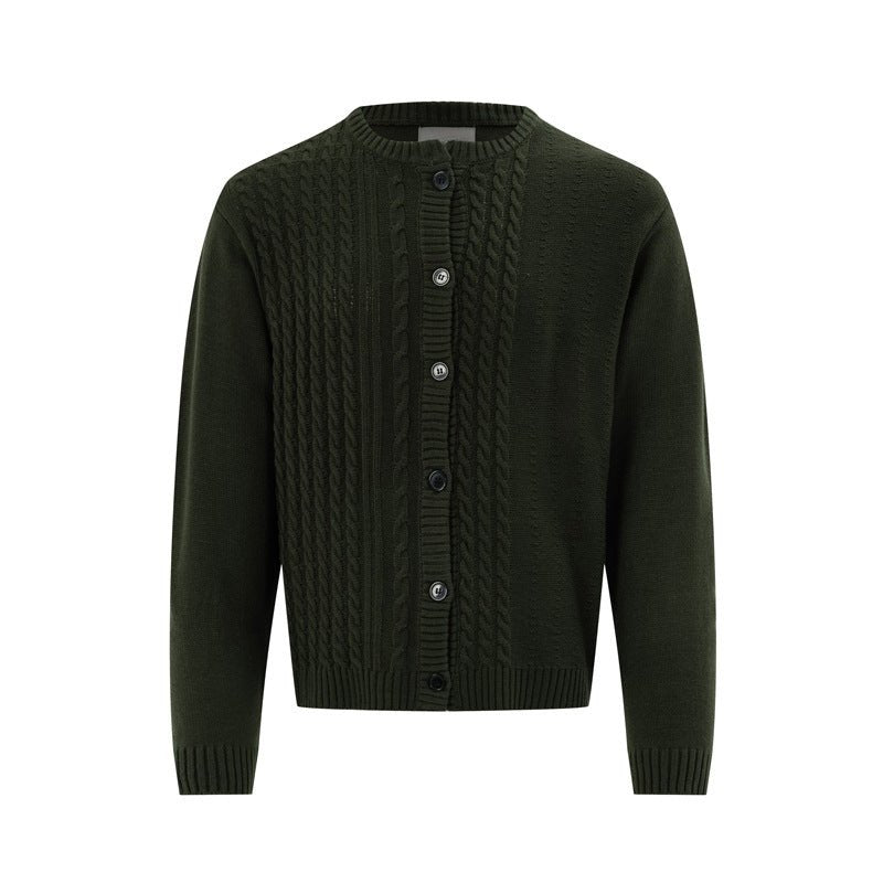College style round neck Fried Dough Twists sweater coat - F.MarketBE3C2F6ECEE741C88DB537E91782C90EeproloSCollege style round neck Fried Dough Twists sweater coatCollege style round neck Fried Dough Twists sweater coat