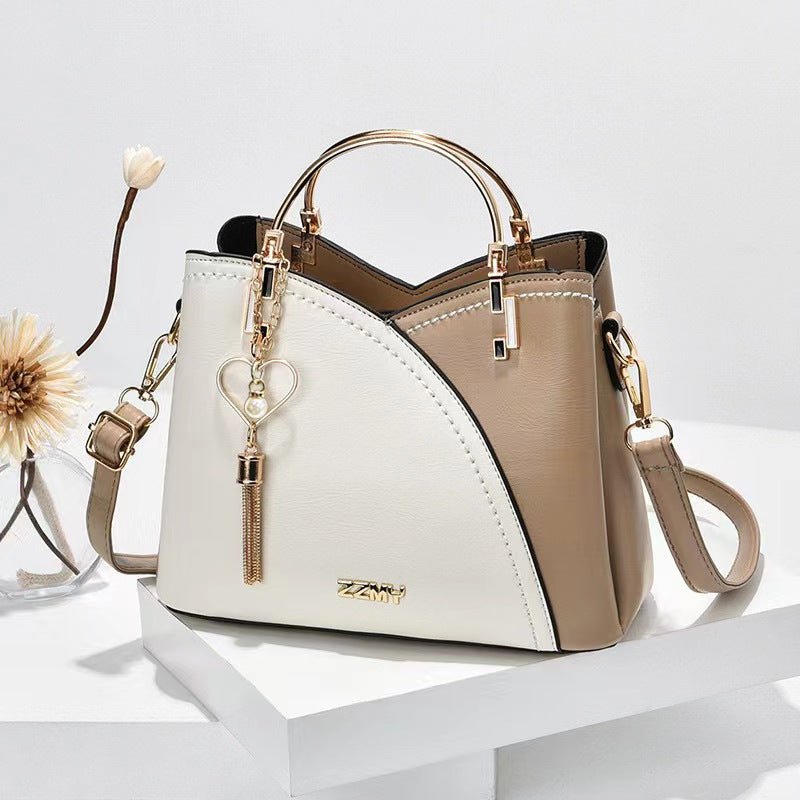 Color-blocked large-capacity shoulder bag with high-quality crossbody design - F.Market4056D48C367343F790F48D085F5438B0eprolo23*11.5*19Color-blocked large-capacity shoulder bag with high-quality crossbody designColor-blocked large-capacity shoulder bag with high-quality crossbody design