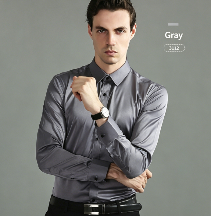 Crisp Stretchable Non-Iron Men's Long Sleeve Shirt - F.Market2B481CD544CF479AB59E7F8DA268058Deprolo38Crisp Stretchable Non-Iron Men's Long Sleeve ShirtCrisp Stretchable Non-Iron Men's Long Sleeve Shirt