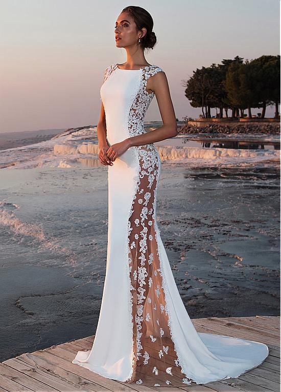 Cross-border European and American Evening Dress Lace Stitching Super Long Dress Vacation Sexy Hollow Female Amazon Factory - F.MarketWhite / SF.MarketSCross-border European and American Evening Dress Lace Stitching Super Long Dress Vacation Sexy Hollow Female Amazon FactoryCross-border European and American Evening Dress Lace Stitching Super Long Dress Vacation Sexy Hollow Female Amazon Factory