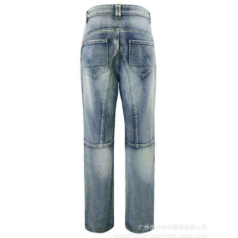 Cross-border European and American Motorcycle Kevlar Double Zipper Riding Pants Four Seasons Motorcycle Slim-fit Jeans Racing Anti-fall Pants - F.MarketBlue / SF.MarketSCross-border European and American Motorcycle Kevlar Double Zipper Riding Pants Four Seasons Motorcycle Slim-fit Jeans Racing Anti-fall PantsCross-border European and American Motorcycle Kevlar Double Zipper Riding Pants Four Seasons Motorcycle Slim-fit Jeans Racing Anti-fall Pants