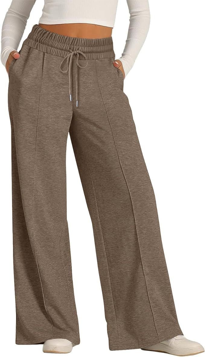 Cross-Border Export Amazon Temu2024 Spring and Summer European and American Style Pure Color Casual Wide-Leg Drawstring Elastic Waist Sweatpants - F.MarketDark gray / SF.MarketSCross-Border Export Amazon Temu2024 Spring and Summer European and American Style Pure Color Casual Wide-Leg Drawstring Elastic Waist SweatpantsCross-Border Export Amazon Temu2024 Spring and Summer European and American Style Pure Color Casual Wide-Leg Drawstring Elastic Waist Sweatpants