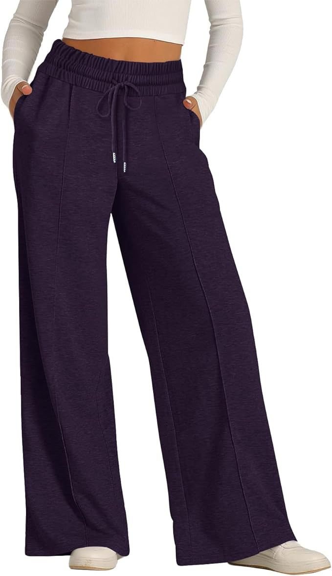 Cross-Border Export Amazon Temu2024 Spring and Summer European and American Style Pure Color Casual Wide-Leg Drawstring Elastic Waist Sweatpants - F.MarketDark gray / SF.MarketSCross-Border Export Amazon Temu2024 Spring and Summer European and American Style Pure Color Casual Wide-Leg Drawstring Elastic Waist SweatpantsCross-Border Export Amazon Temu2024 Spring and Summer European and American Style Pure Color Casual Wide-Leg Drawstring Elastic Waist Sweatpants