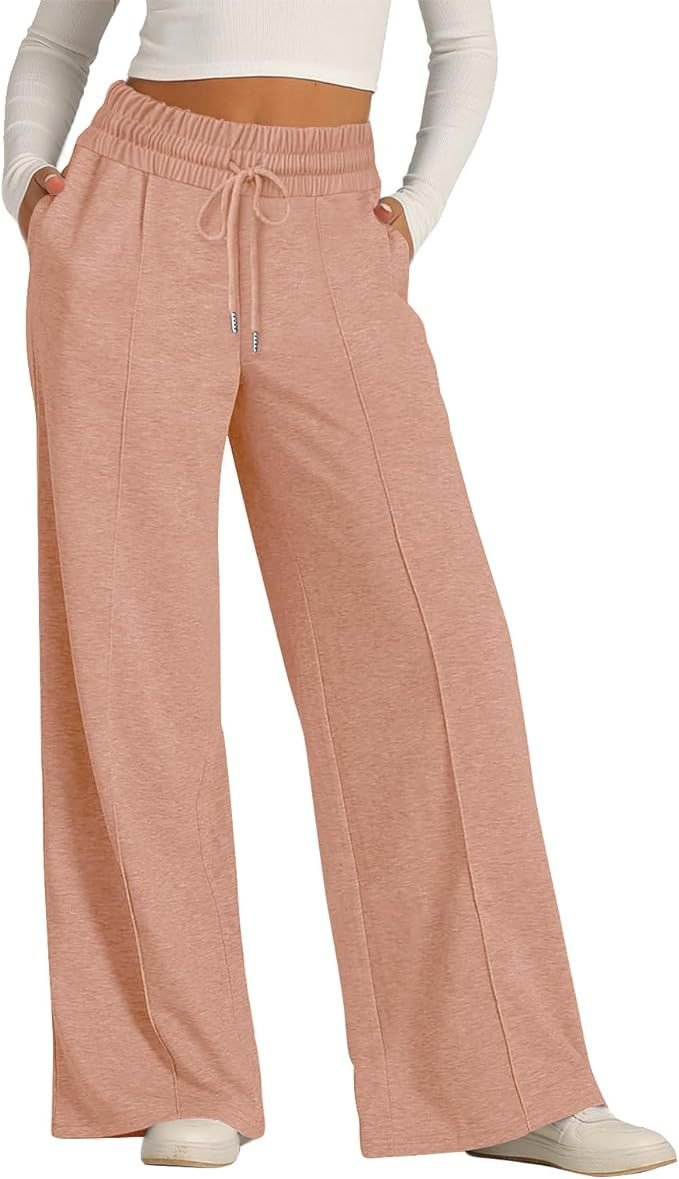 Cross-Border Export Amazon Temu2024 Spring and Summer European and American Style Pure Color Casual Wide-Leg Drawstring Elastic Waist Sweatpants - F.MarketDark gray / SF.MarketSCross-Border Export Amazon Temu2024 Spring and Summer European and American Style Pure Color Casual Wide-Leg Drawstring Elastic Waist SweatpantsCross-Border Export Amazon Temu2024 Spring and Summer European and American Style Pure Color Casual Wide-Leg Drawstring Elastic Waist Sweatpants