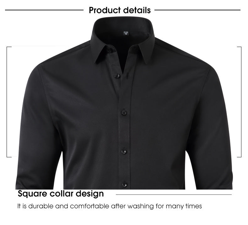 Cross-Border Four-Way Stretch Shirt Men's Shirt Wrinkle-Free and Anti-Wrinkle Amazon Export Thin Cardigan Long-Sleeved Shirt for Men - F.MarketThis product is a cross-border european size (please select the size according to the size chart on the details page) / 40/XSF.Market40/XSCross-Border Four-Way Stretch Shirt Men's Shirt Wrinkle-Free and Anti-Wrinkle Amazon Export Thin Cardigan Long-Sleeved Shirt for MenCross-Border Four-Way Stretch Shirt Men's Shirt Wrinkle-Free and Anti-Wrinkle Amazon Ex
