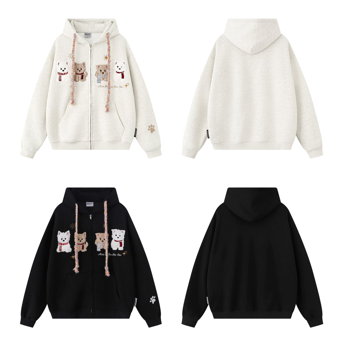 Dog patch embroidery cardigan sweatshirt - F.Market076D74EF10D7474B80509947CD0F67DFeproloSDog patch embroidery cardigan sweatshirtDog patch embroidery cardigan sweatshirt