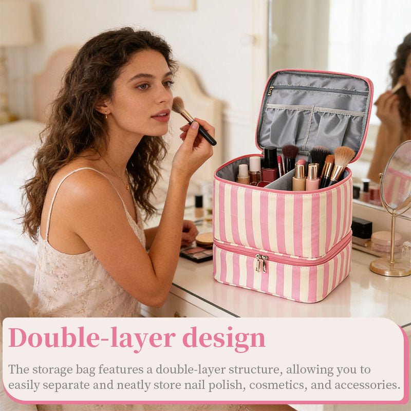 Double Layer Nail Polish & Essential Oils Storage Bag, Portable 30-Compartment Nail Care Kit, Manicure Tools Organizer Case - F.MarketD2531F00737B440E8608576D60C233FEeproloDouble Layer Nail Polish & Essential Oils Storage Bag, Portable 30-Compartment Nail Care Kit, Manicure Tools Organizer CaseDouble Layer Nail Polish & Essential Oils Storage Bag, Portable 30-Compartment Nail Care Kit, Manicure Tools Organizer Case