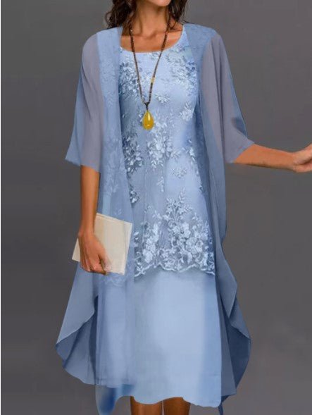 Elegant Lace Chiffon Dress Set - F.Market511913AD99EC4F778530894FF03F0B28eproloMElegant Lace Chiffon Dress SetElegant Lace Chiffon Dress Set