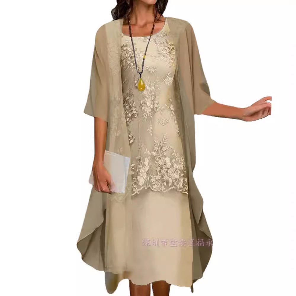 Elegant Lace Chiffon Dress Set - F.Market438D798B29D14E5DB4C67D72CAC07837eproloMElegant Lace Chiffon Dress SetElegant Lace Chiffon Dress Set